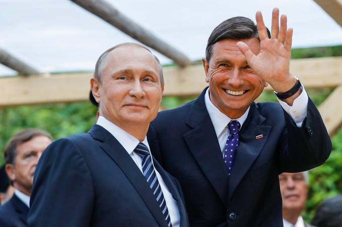 Slovenian President Pahor and Russian President Putin declare the day of the ceremony at the Russian Chapel as Slovenia-Russia Friendship Day